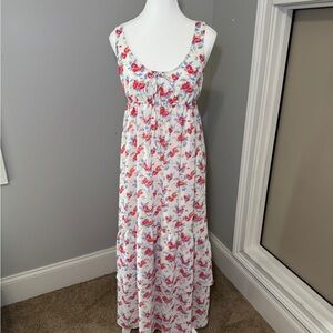 Floral Sleeveless Maxi Dress